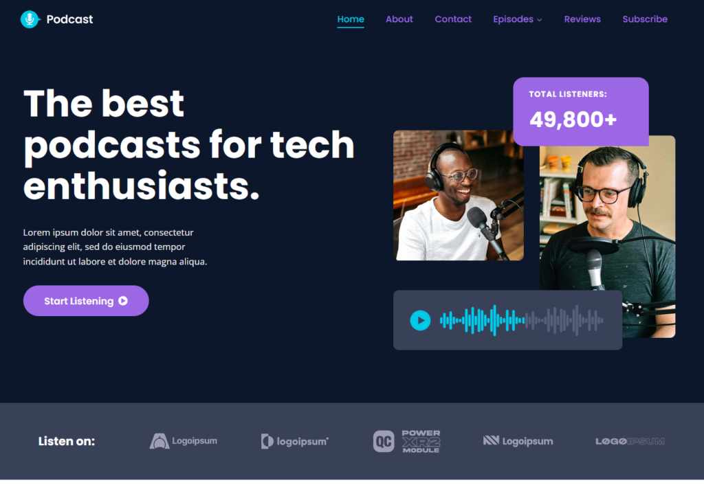 vista previa demo tema kadence