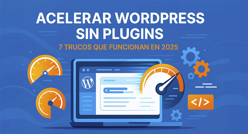 Lee más sobre el artículo Acelerar WordPress sin Plugins – 7 Trucos que Funcionan en 2025