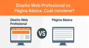 Lee más sobre el artículo Diseño Web Profesional vs Página Básica