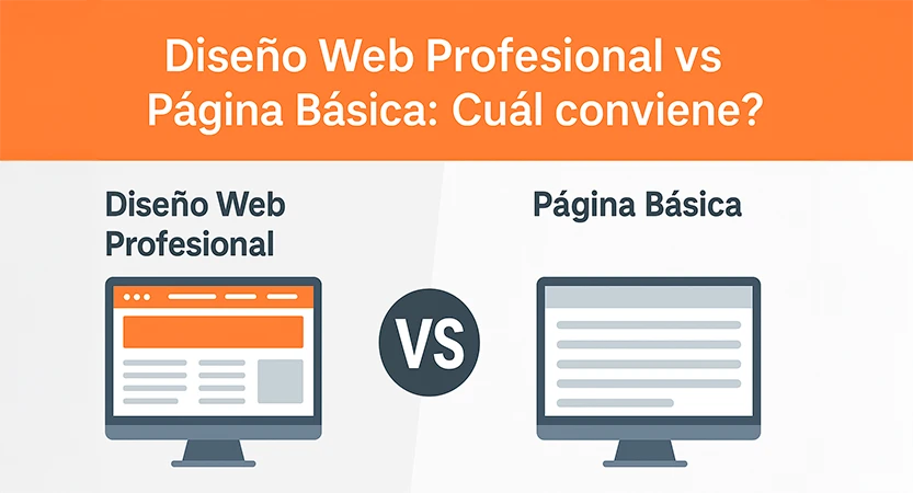 Lee más sobre el artículo Diseño Web Profesional vs Página Básica
