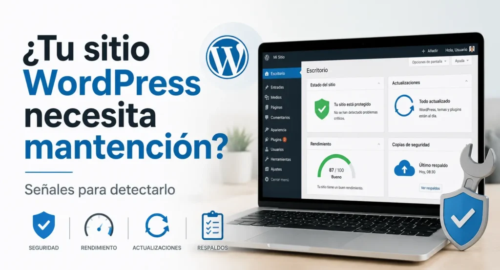 Mantención WordPress: cómo saber si tu sitio la necesita